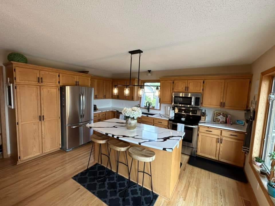 Gray kitchen pro range