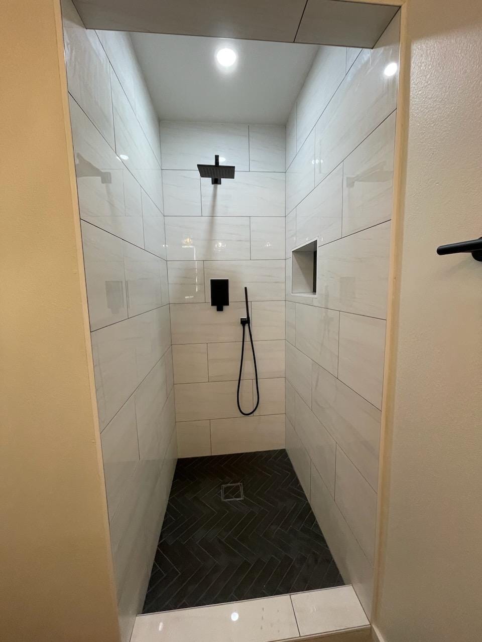 Green tile bathroom